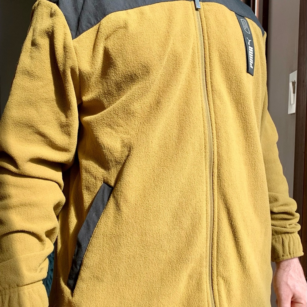 PUMA Men’s Mustard Zip Up